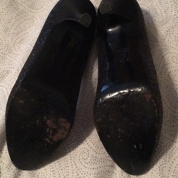 Nina Black Sparkle Heels - Picture 4 of 6